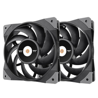 Ventilateur de boîtier d'ordinateur TOUHFAN 12 12 cm Noir 2 pièces