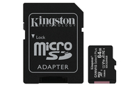 Canvas Select Plus microSDXC 64GB - Kingston UHS-I 100MB/s - SDCS2/64GB-3P1A