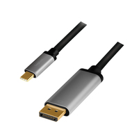 Câble LogiLink CUA0100 DisplayPort vers USB-C de 1,8 m