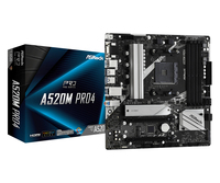 ASRock A520M Pro4 Micro ATX AM4 A520 Moderkort - 90-MXBDU0-A0UAYZ