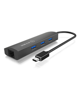 Hub USB-C ICY BOX IB-HUB1406-C avec Ethernet