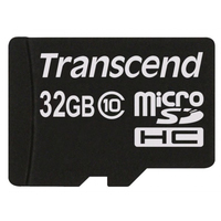 Transcend microSDHC 32GB Klass 10 UHS-I 600x Minneskort - TS32GUSDHC10U1