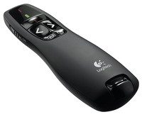 Logitech R400 Wireless Presenter USB 15m Black - 910-001354