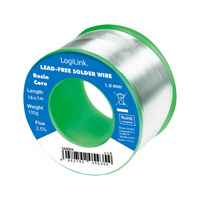 LogiLink SA0004 Fil à souder 190°C Argent/cuivre/étain 45mm