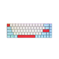 Cherry MX-LP 2.1 Compact Wireless - 65% - RF Wireless + Bluetooth - Mechanical - QWERTY - RGB LED - White - G80-3860LVAUS-0