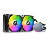 Sharkoon S70 RGB AIO flytende CPU-kjøler - 4044951037995