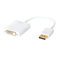 LogiLink CV0058B 0,15m DisplayPort till DVI-adapter - CV0058B