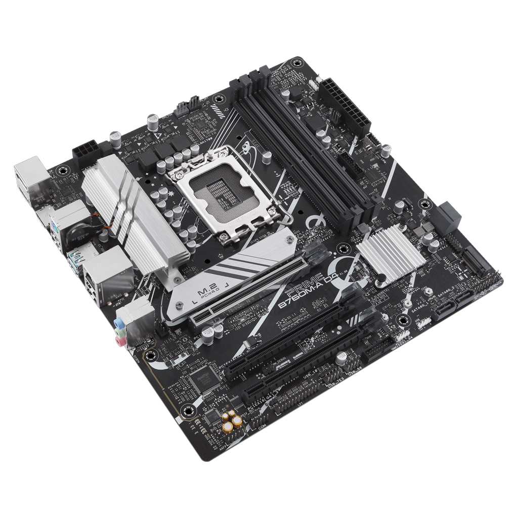 ASUS PRIME B760M-A D4-CSM 1700 Moderkort - 90MB1D00-M1EAYC