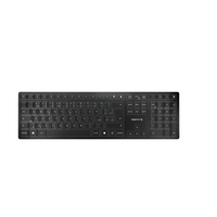 Cherry KW 9100 SLIM - Sans fil RF + Bluetooth - Noir