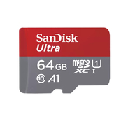 SanDisk Ultra 64GB MicroSDXC Card - SDSQUAB-064G-GN6FA