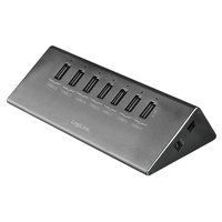 LogiLink UA0225 4-Port USB 2.0 Hub 480Mbps Black