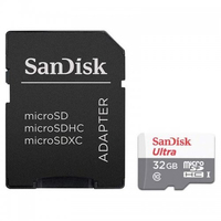 SanDisk Ultra 32GB MicroSDHC Card - SDSQUNR-032G-GN3MA