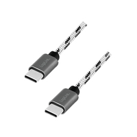 LogiLink USB-C to USB-C Cable Set Aluminum Nylon