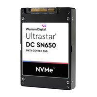 SSD U.3 WD Ultrastar 7,68 To 6 500 Mo/s (stockage de données rapide)