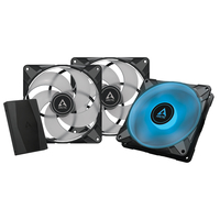Ventilateur d'ordinateur arctique P14 PWM PST RGB 0dB 3pcs contrôleur