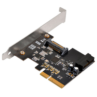 SilverStone ECU04-E PCIe USB 3.2 Gen 1 profil bas