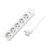 LogiLink LPS246 1,5 m 5 prises CA Type F Intérieur IP20