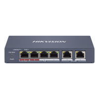 Support mural PoE Fast Ethernet géré Hikvision DS-3E1106HP-EI