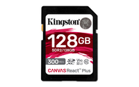 Canvas React Plus SD 128GB - Kingston UHS-II 300MB/s - SDR2/128GB