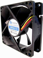 Chieftec AF-0625S - Ventilateur - 21 dB - Noir