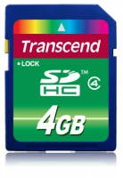 Transcend TS4GSDHC4 4GB SDHC Memory Card