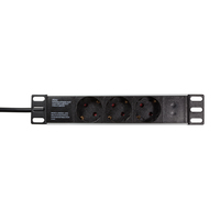 LogiLink PDU3B01 1U 3 AC-uttag 1,8m H05VV-F - PDU3B01