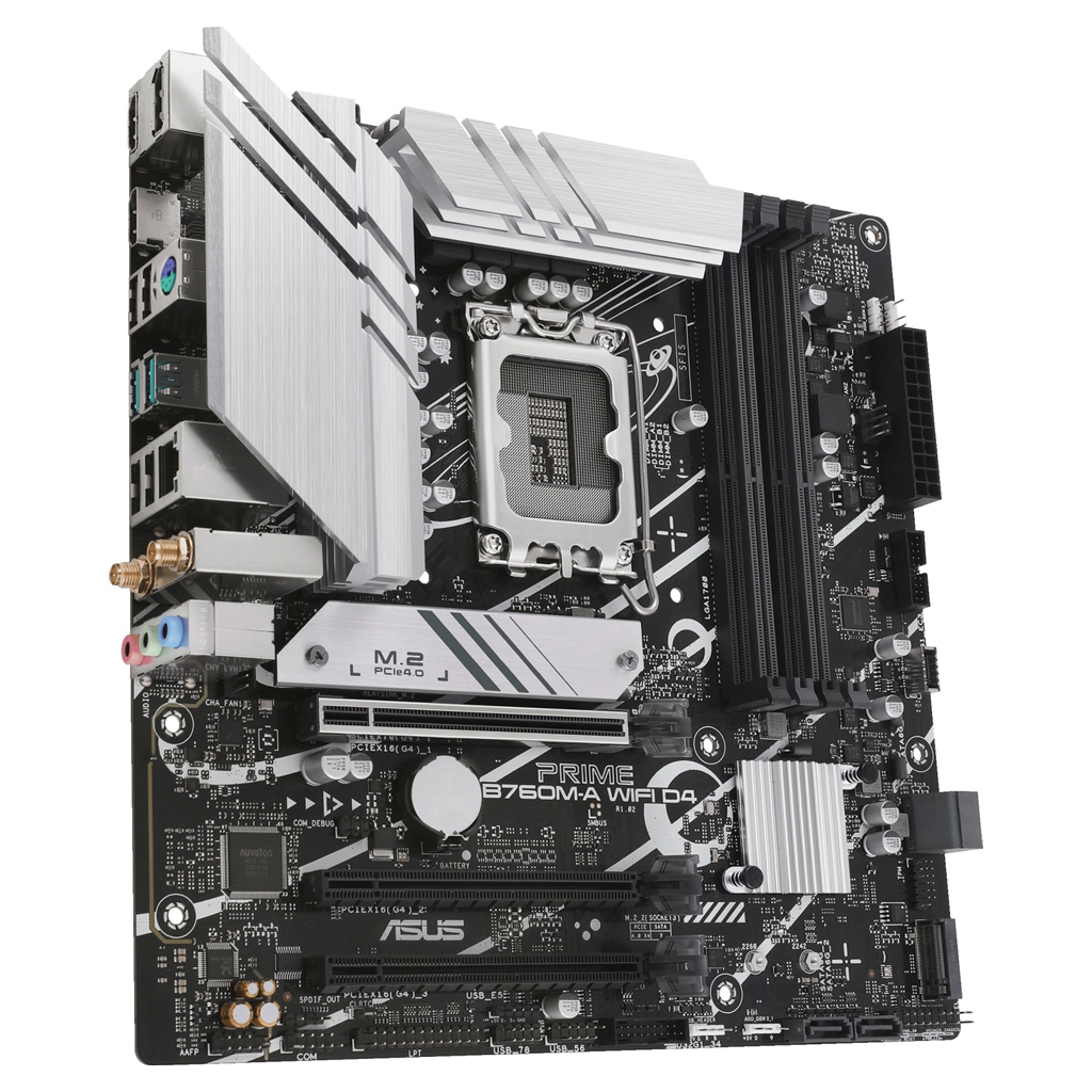 ASUS PRIME B760M-A WIFI D4 ATX Moderkort - 90MB1CX0-M1EAY0