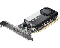 NVIDIA T600 Grafikkort T600 - 4 GB GDDR6 - PCIe 3.0 x16 - 4 x DisplayPort - för ThinkStation P350 30E3, 30E4, P520 30BQ, P620 30E0, 30E1 (4X61E26090) - 4X61E26090