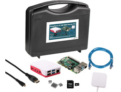 Kit complet Raspberry Pi Pi4B 8 Go avec boîtier rouge/blanc - SI-RPI4B-FULL8GB