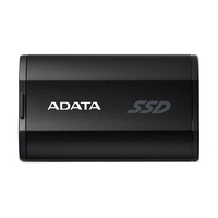 ADATA SD810 500GB external SSD, durable, black - SD810-500G-CBK