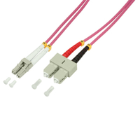 LogiLink OM4 Fiberoptisk kabel LC-SC 3m - FP4LS03