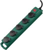 Brennenstuhl 1159910215 - 5 m - 5 AC outlets - 1159910215