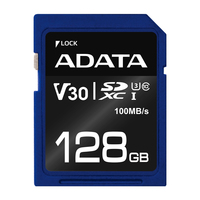 ADATA Premier 128 Go SDXC UHS-I V30, 100/60 Mo/s