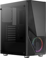 AeroCool Zauron miditower, tempered glass, black