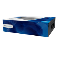 MEDIARANGE BOX78 - Box case - 1000 discs - Silver - Fleece - Plastic - Wood - 120 mm - Aluminium - BOX78