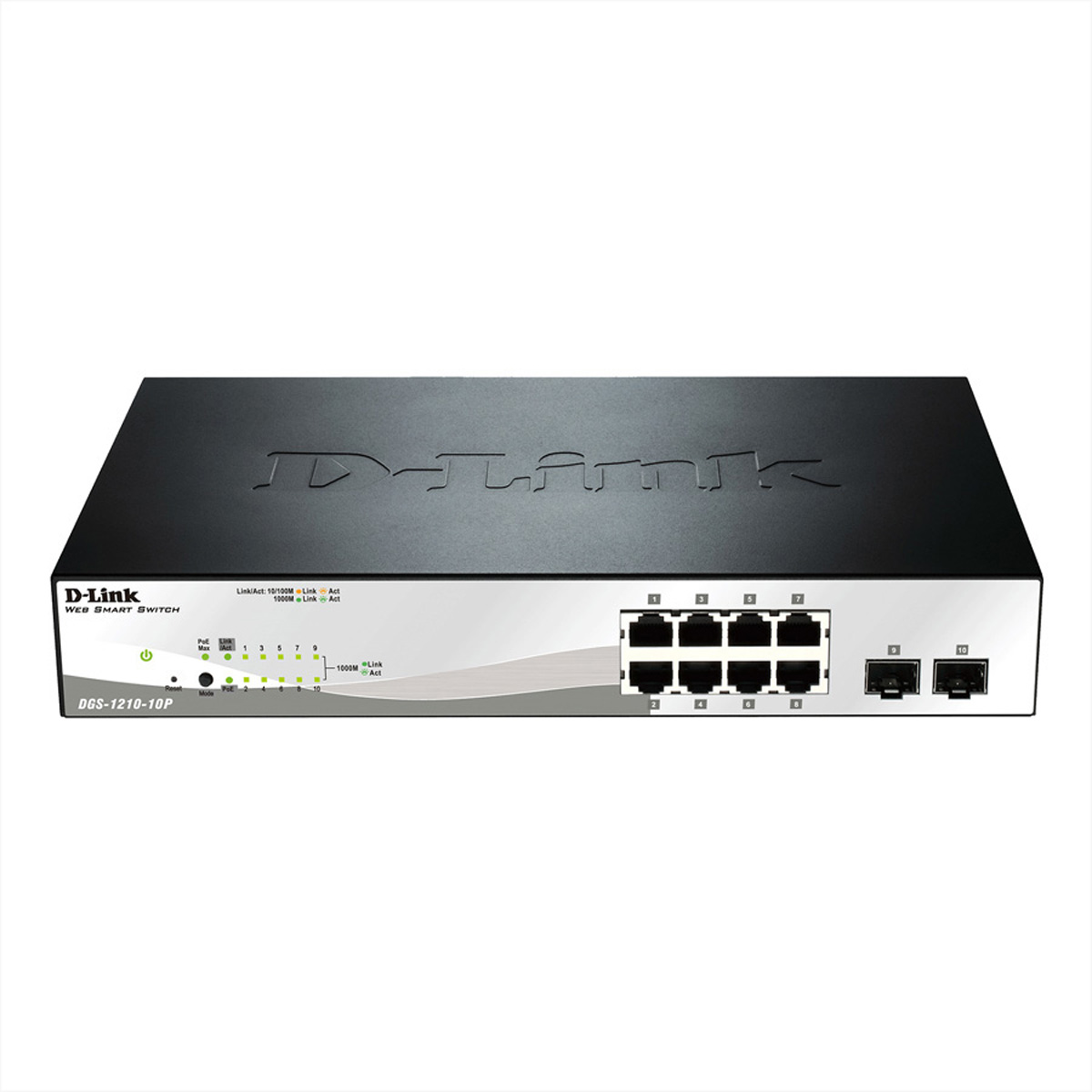 D-Link DGS-1210-10P, géré, L2