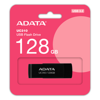 ADATA UC310 Clé USB 3.2 Gen 1 128 Go, noire, rotative