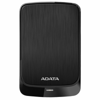 ADATA HV320 2TB external hard drive, USB 3.1, portable - AHV320-2TU31-CBK