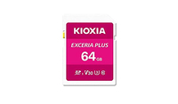 Kioxia Exceria Plus - 64 GB - SDXC - Class 10 - UHS-I - 98 MB/s - 65 MB/s