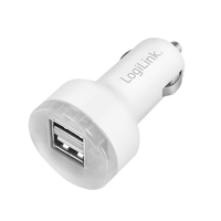 LogiLink PA0227 Adaptateur allume-cigare de voiture Blanc