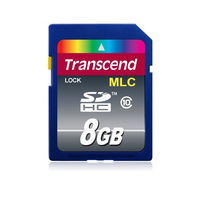 Carte mémoire Transcend SDHC 8GB Classe 10 20MB/s