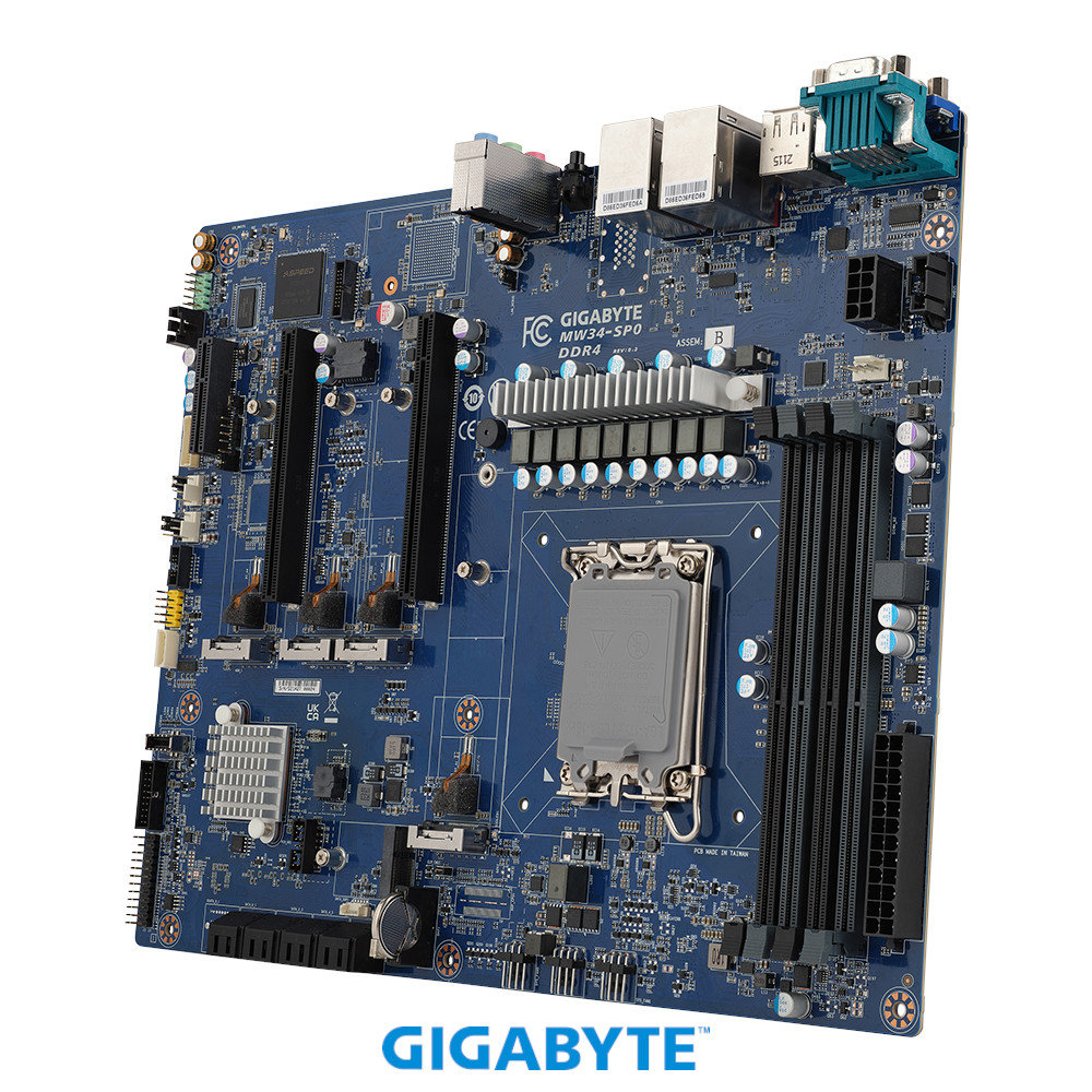 Gigabyte Mainboard MW34-SP0 Rev.1.0 ATX