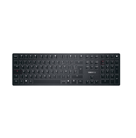 Cherry KW X ULP - USB + RF sans fil + Bluetooth - Mécanique - AZERTY - LED - Noir