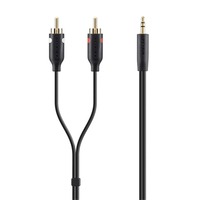 Belkin F3Y116BT2M - 2 x RCA - Hane - F3Y116BT2M