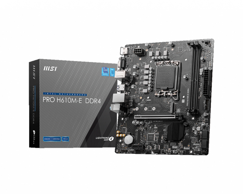 MSI PRO H610M-E DDR4 LGA1700 - 7D48-001R