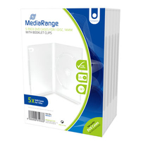 Boîtier DVD transparent MediaRange BOX30-T