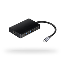 Chieftec DSC-501 - USB 3.2 Gen 1 (3.1 Gen 1) Type-C - 60 W - Black - HDMI - USB 3.2 Gen 1 (3.1 Gen 1) Type-A - USB 3.2 Gen 1 (3.1 Gen 1) Type-C - Aluminium - Plastic - 53 mm