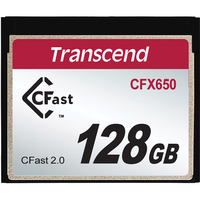 Carte mémoire MLC Transcend CFast 2.0 CFX650 128 Go 510 Mo/s