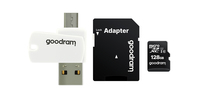 GoodRam M1A4 All in One - 128 GB - MicroSDXC - Class 10 - UHS-I - 100 MB/s - 10 MB/s - M1A4-1280R12