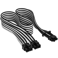 Corsair CP-8920333 12VHPWR Droit Noir Blanc